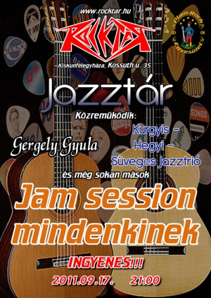 2011. 09. 17: jam session mindenkinek