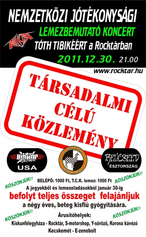 2011. 12. 30: Társadalmi Célú Közlemény