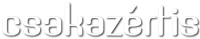 Csakazértis logo