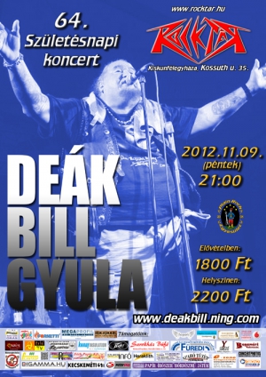 2012. 11. 09: Deák Bill Gyula