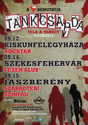2012. 09. 12: Tankcsapda