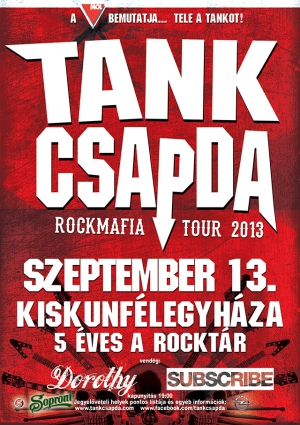 2013. 09. 13: Tankcsapda