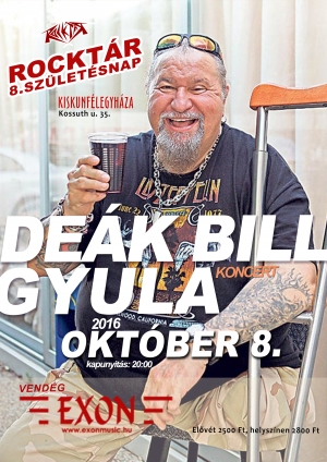 2016. 10. 08: Deák Bill Gyula