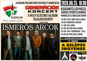 2026. 09. 25: Ismerős Arcok