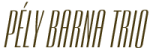 Pély Barna Trio logo